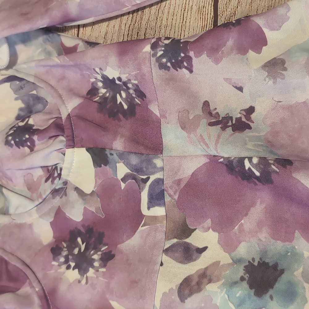 PrettyLittleThing Ruffle Babydoll Floral Corset Style Top Size 4 Mini Dress - Picture 7 of 16